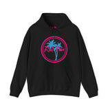 Sudadera unisex con capucha y mezcla pesada Rad Palm Big Logo