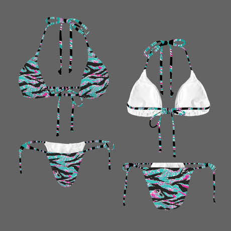 Miami Tiger Stripe Teal
