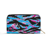 Miami Tiger Stripe PU Leather Wallet