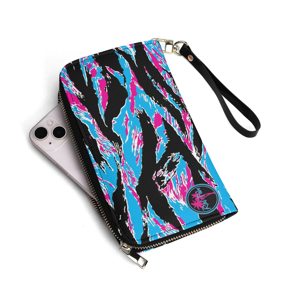 Miami Tiger Stripe PU Leather Wallet