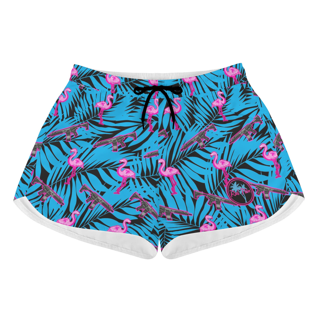 Pantalones cortos casuales de playa para mujer Frontline Flamingo Dark