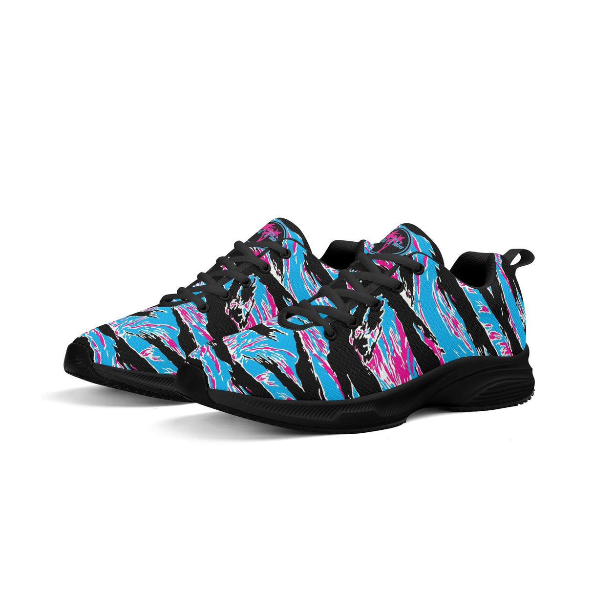 Miami Tiger Stripe Running Shoes