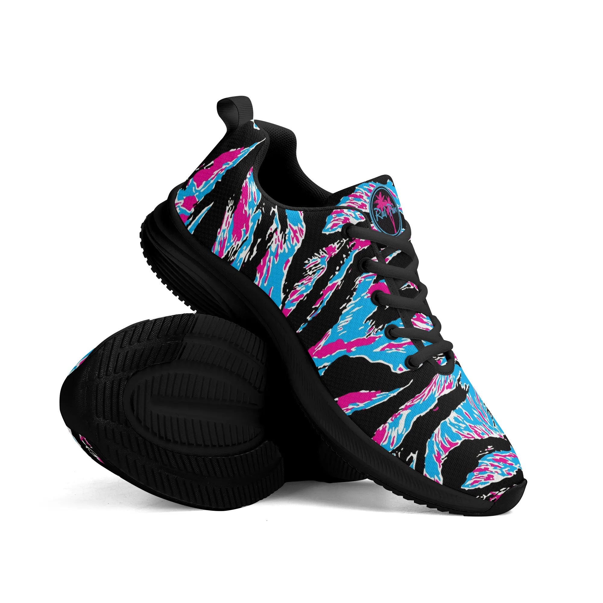 Miami Tiger Stripe Running Shoes