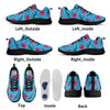 High Capacity Hibiscus Blue Running Shoes