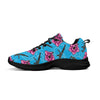 High Capacity Hibiscus Blue Running Shoes