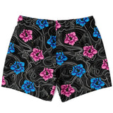 Bañador de hombre Rad Palm High Capacity Hibiscus Black