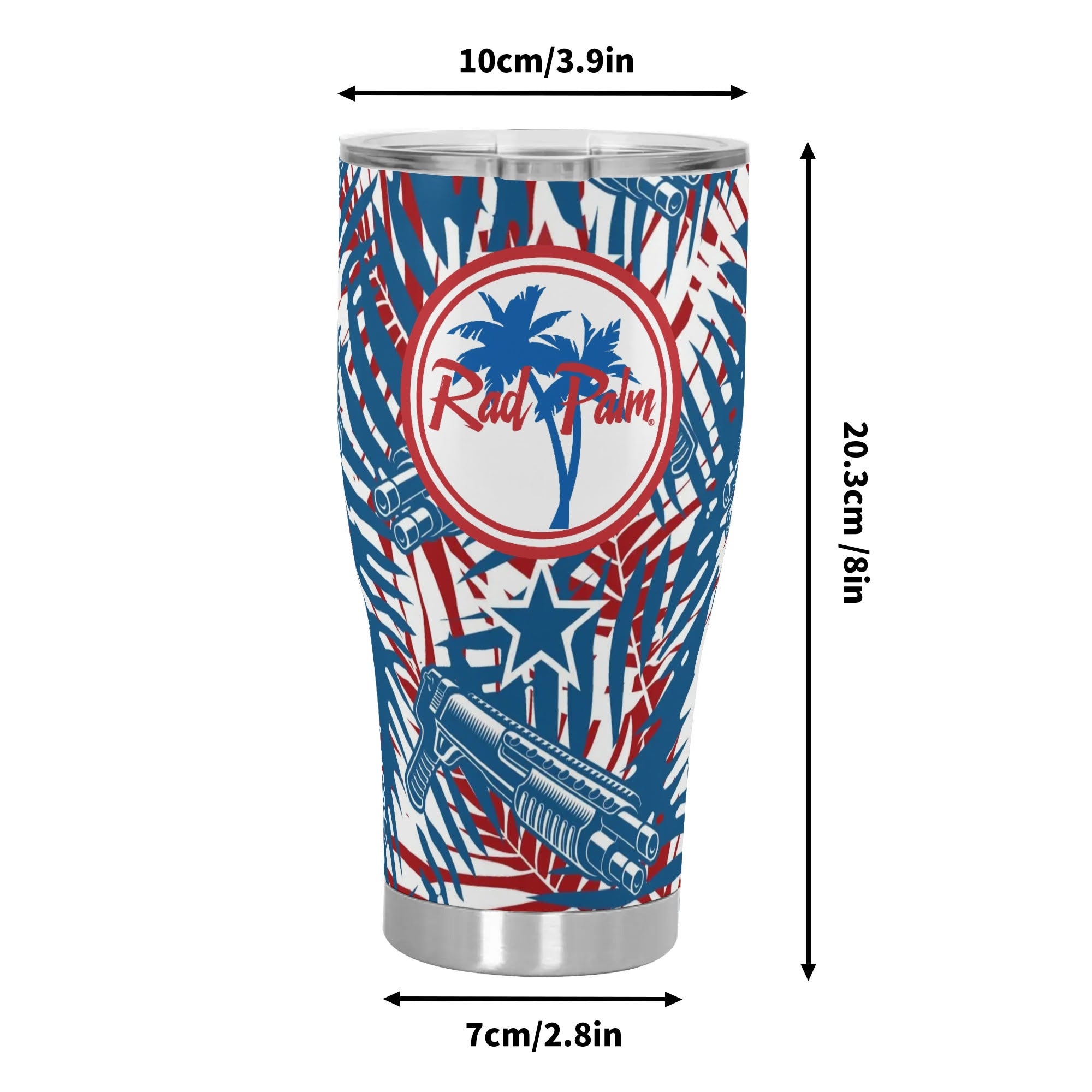 3D Personalized Stainless Steel Tumbler 30oz Printed Cup Gift