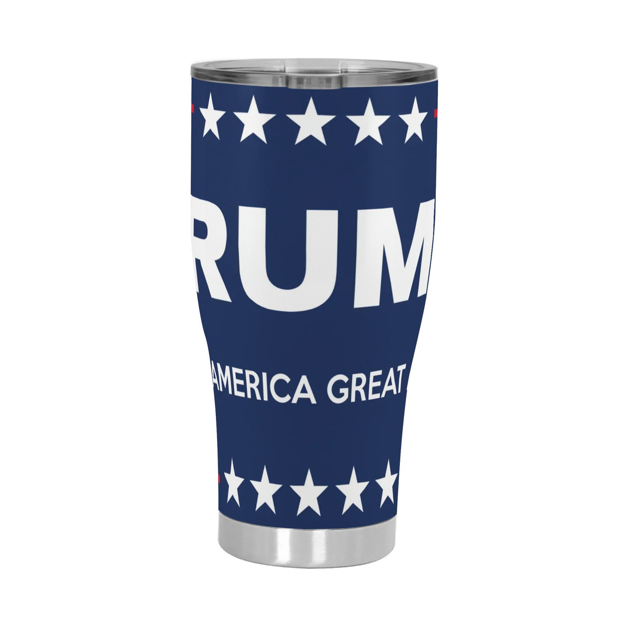 Vaso de acero inoxidable con la frase "Trump MAGA" de 30 onzas