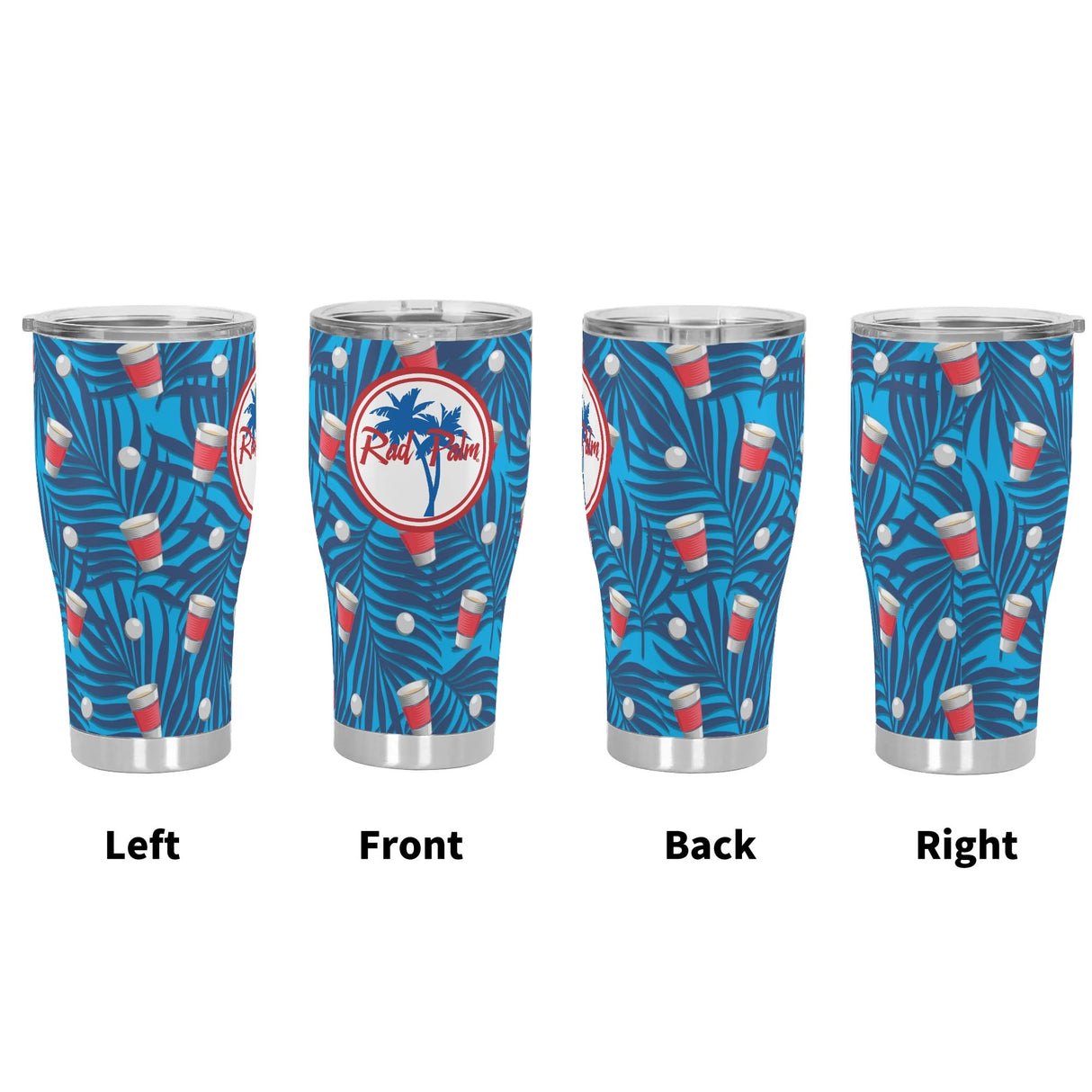 Beer Pong Champion Stainless Steel Tumbler 30oz