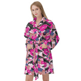 The Patriot Barbie Womens Short Bathrobe