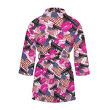 The Patriot Barbie Womens Short Bathrobe