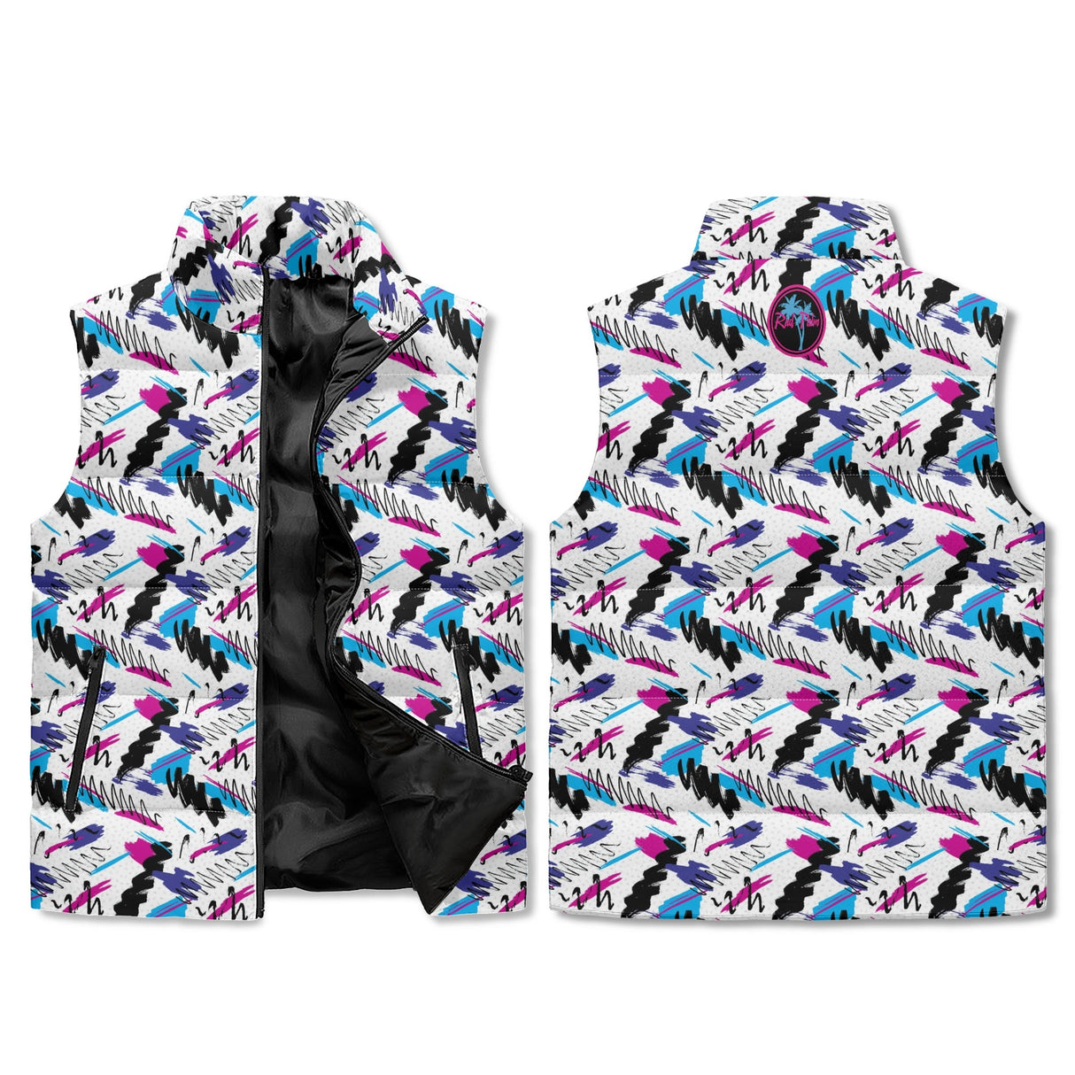 1986 Zip Up Puffer Vest