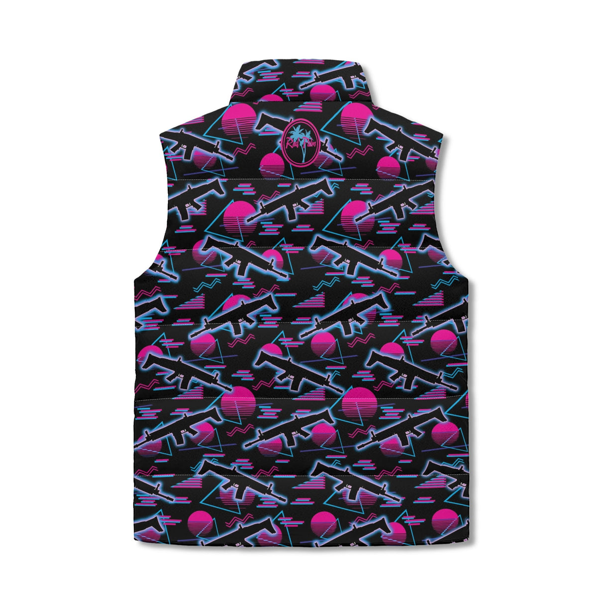 Miami Nights Zip Up Puffer Vest