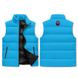 Blue Zip Up Puffer Vest