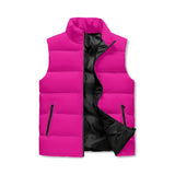 Hot Pink Zip Up Puffer Vest