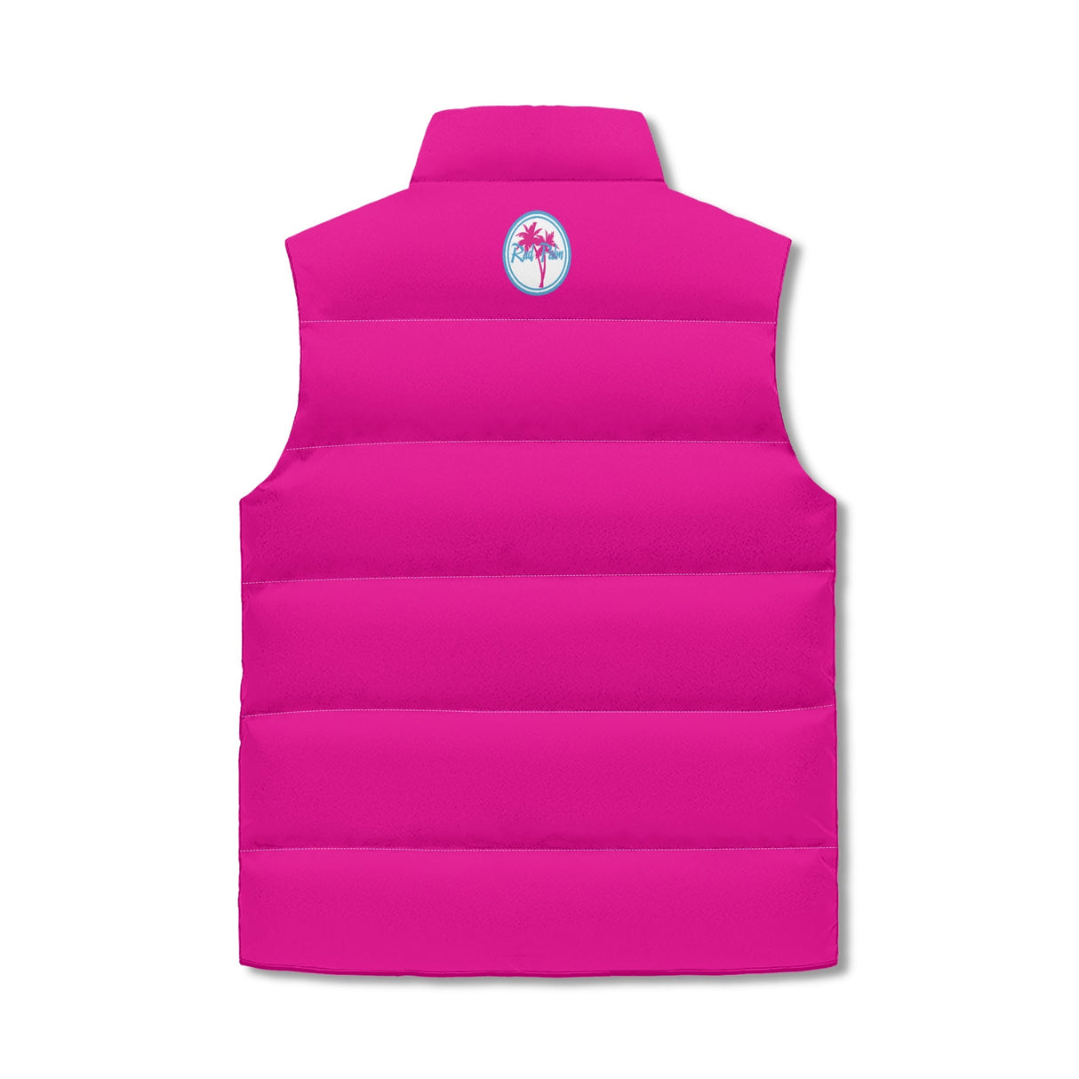 Hot Pink Zip Up Puffer Vest