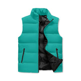 Teal Zip Up Puffer Vest