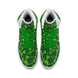 Shamrock Kicks Mens Premium PU Leather High Top Sneakers-V2