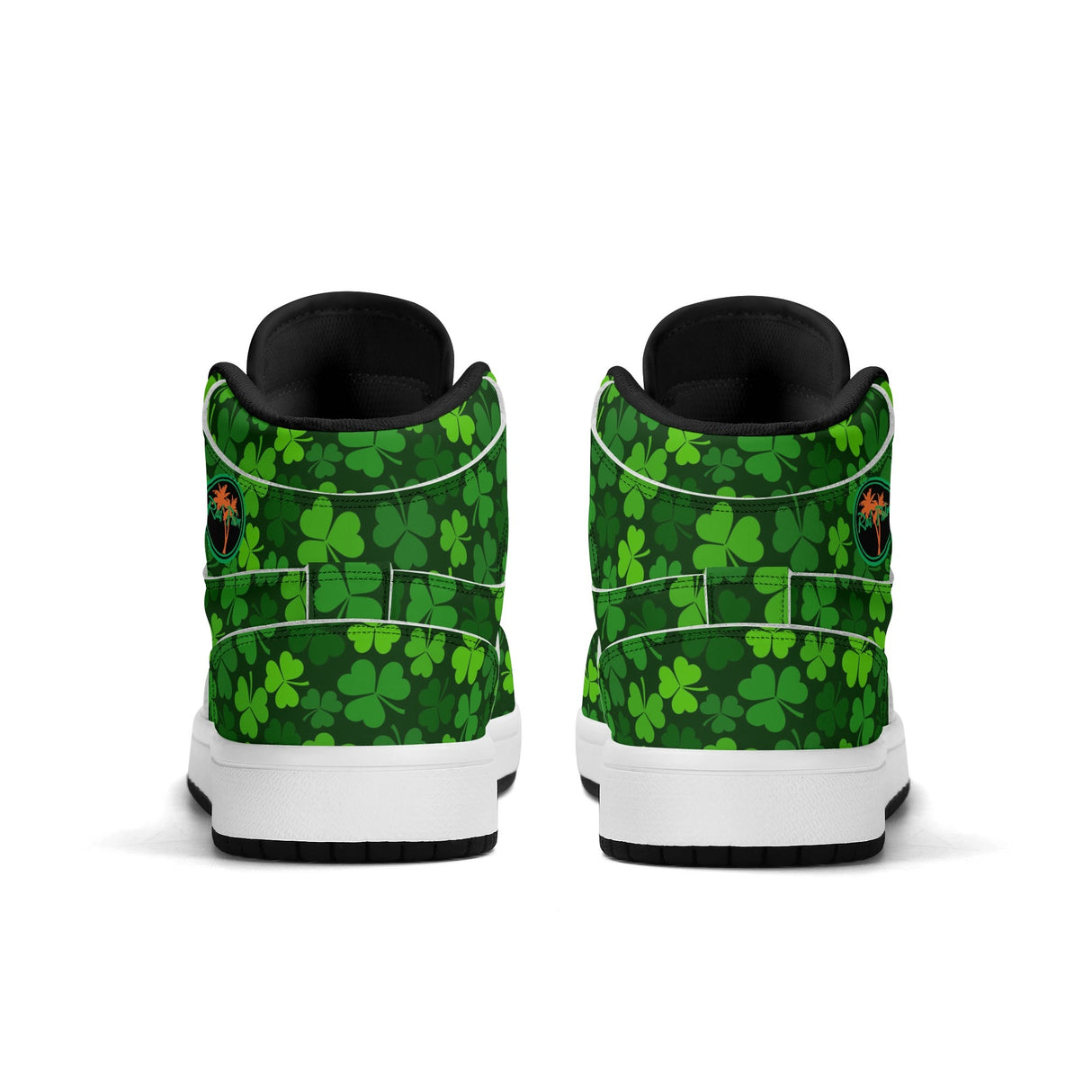 Shamrock Kicks Childrens Premium High Top Leather Sneakers