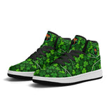 Shamrock Kicks Childrens Premium High Top Leather Sneakers