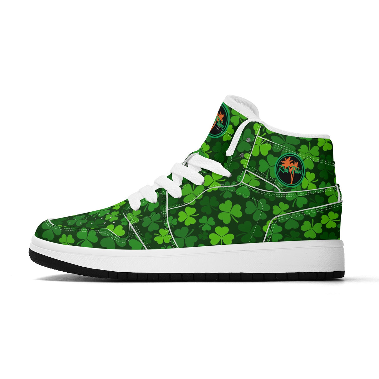 Shamrock Kicks Childrens Premium High Top Leather Sneakers