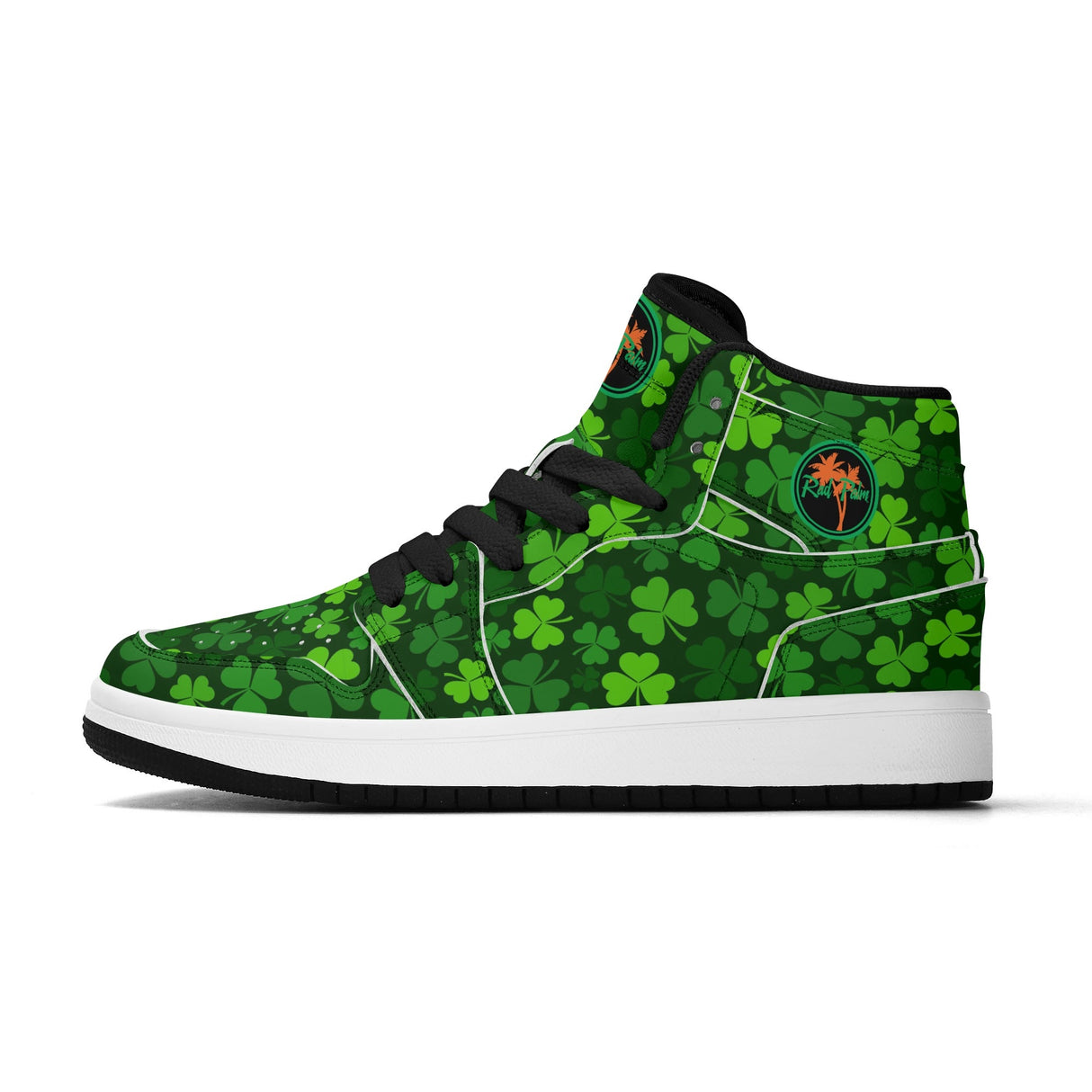 Shamrock Kicks Childrens Premium High Top Leather Sneakers