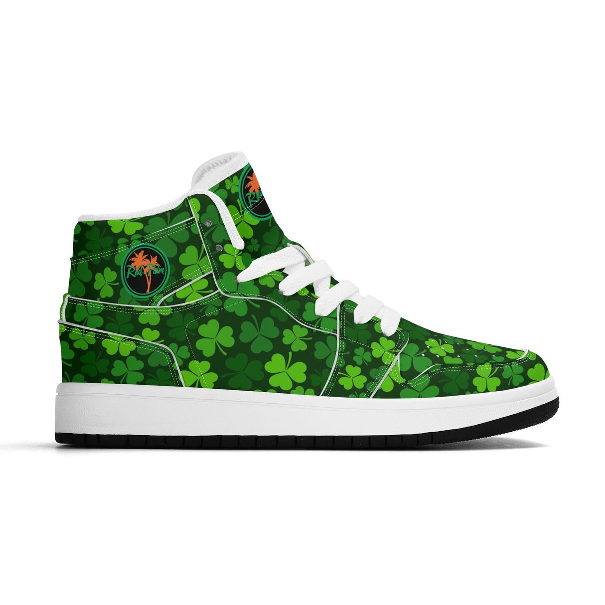 Shamrock Kicks Childrens Premium High Top Leather Sneakers