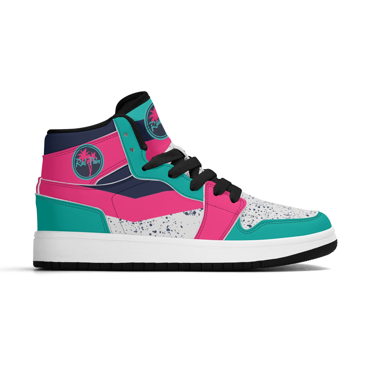 Bottoms Up Childrens Premium High Top Leather Sneakers