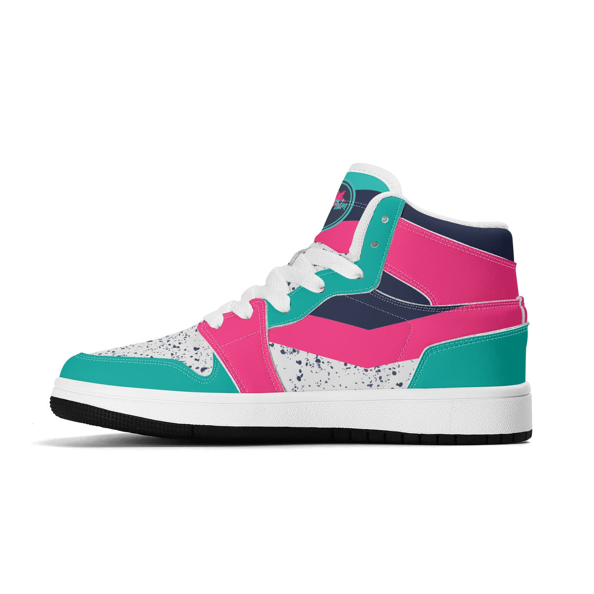 Bottoms Up Childrens Premium High Top Leather Sneakers