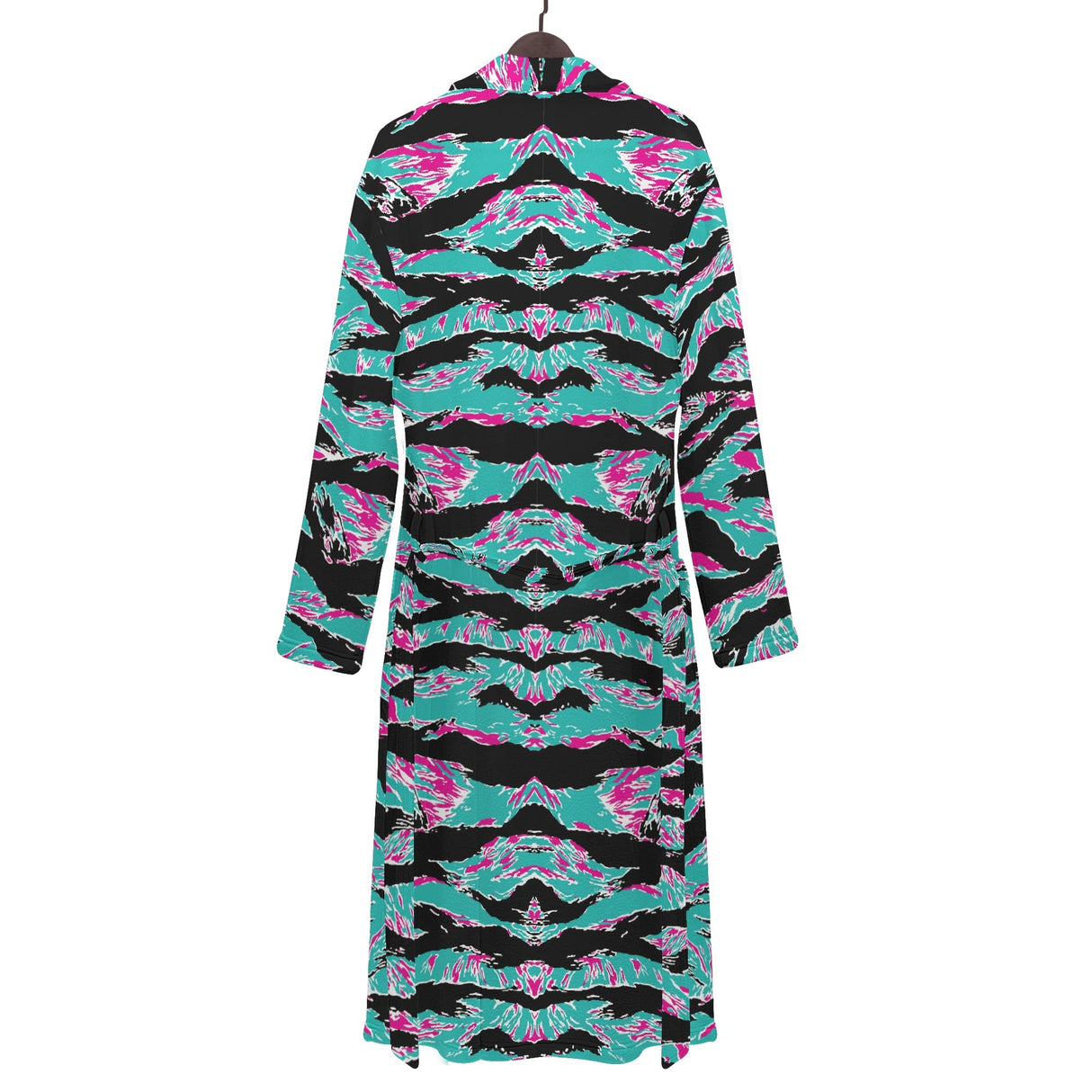 Miami Tiger Stripe Mens Bathrobe