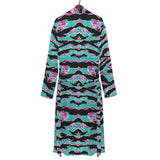 Miami Tiger Stripe Mens Bathrobe
