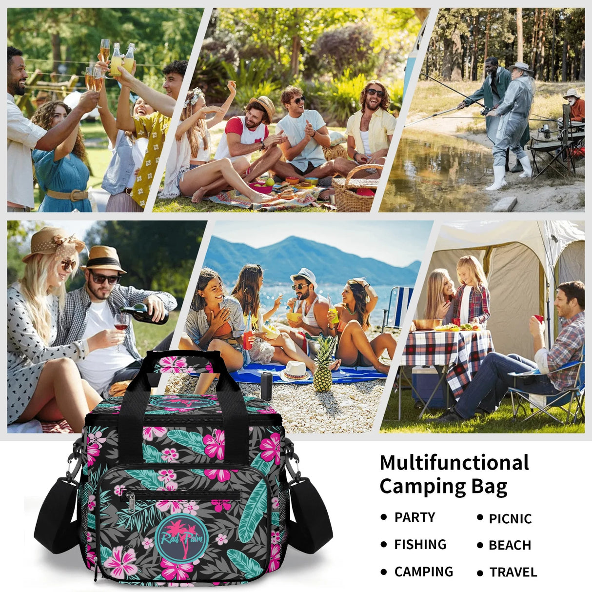 Evening Tropics Leakproof Cooler Bag