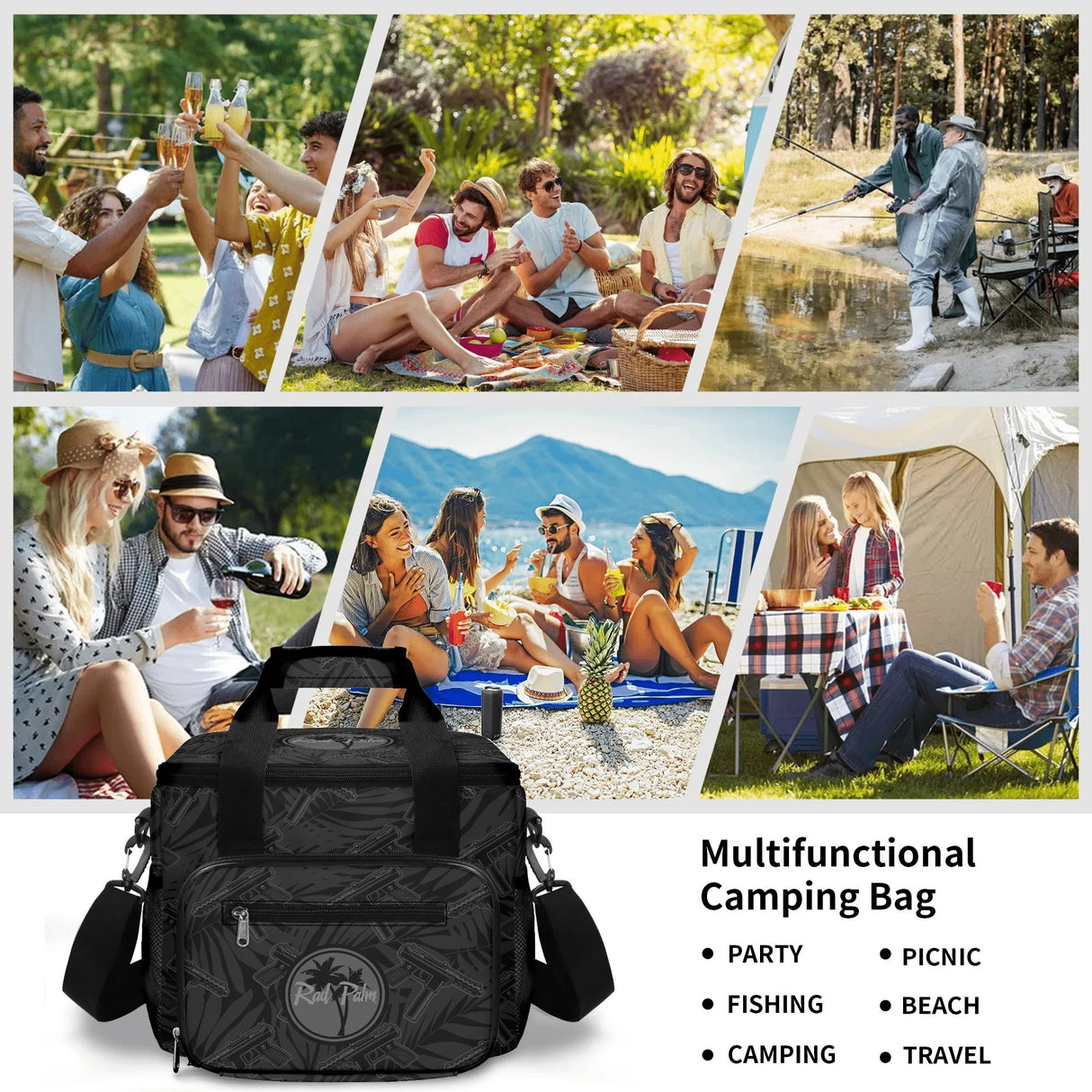 9 Lives Murdered Out Leakproof Cooler Bag