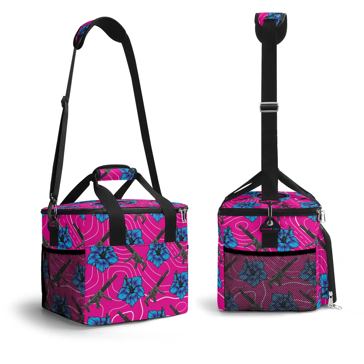 High Capacity Hibiscus Leakproof Cooler Bag