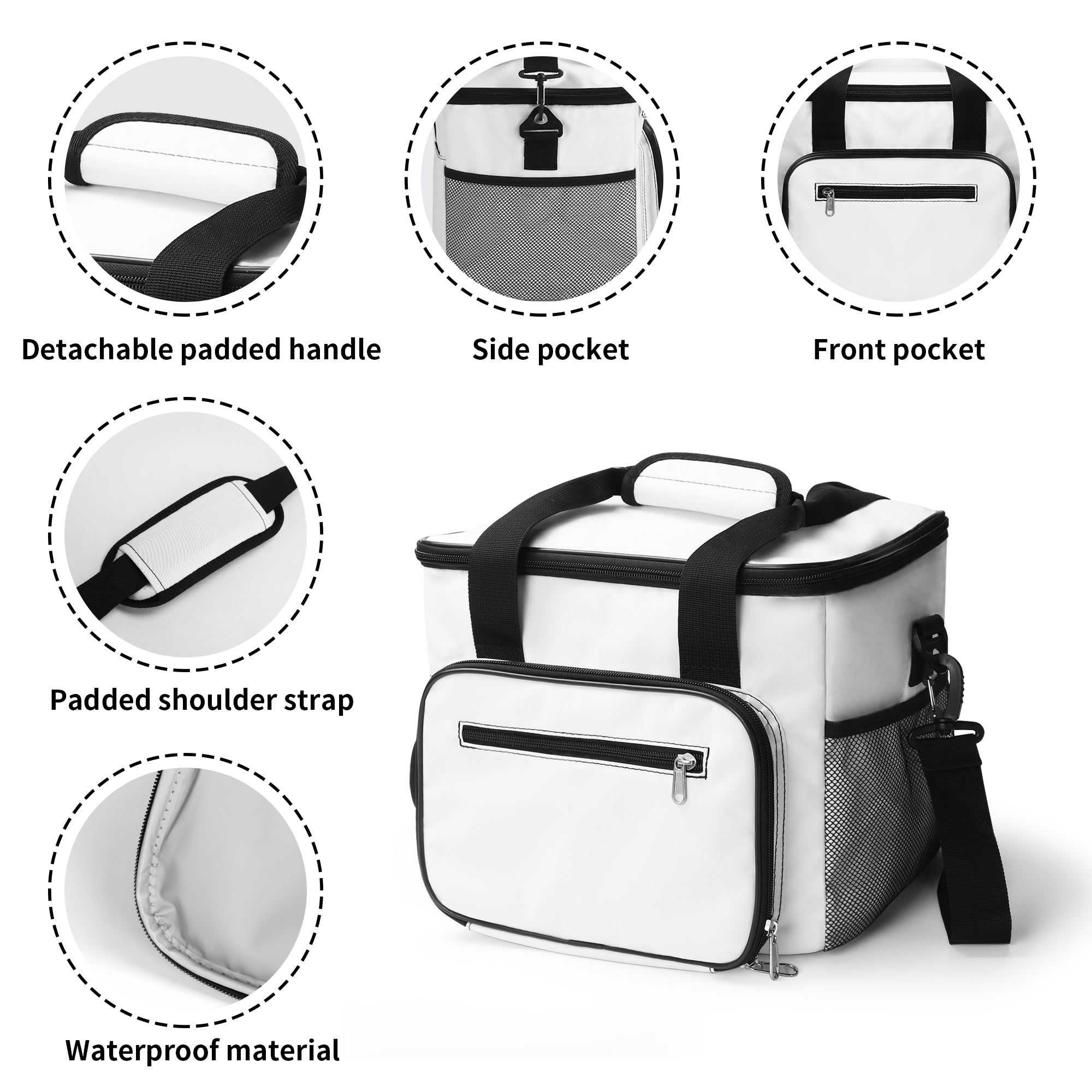 Honey Badger Insulated Leakproof Cooler Bag Lunch Box