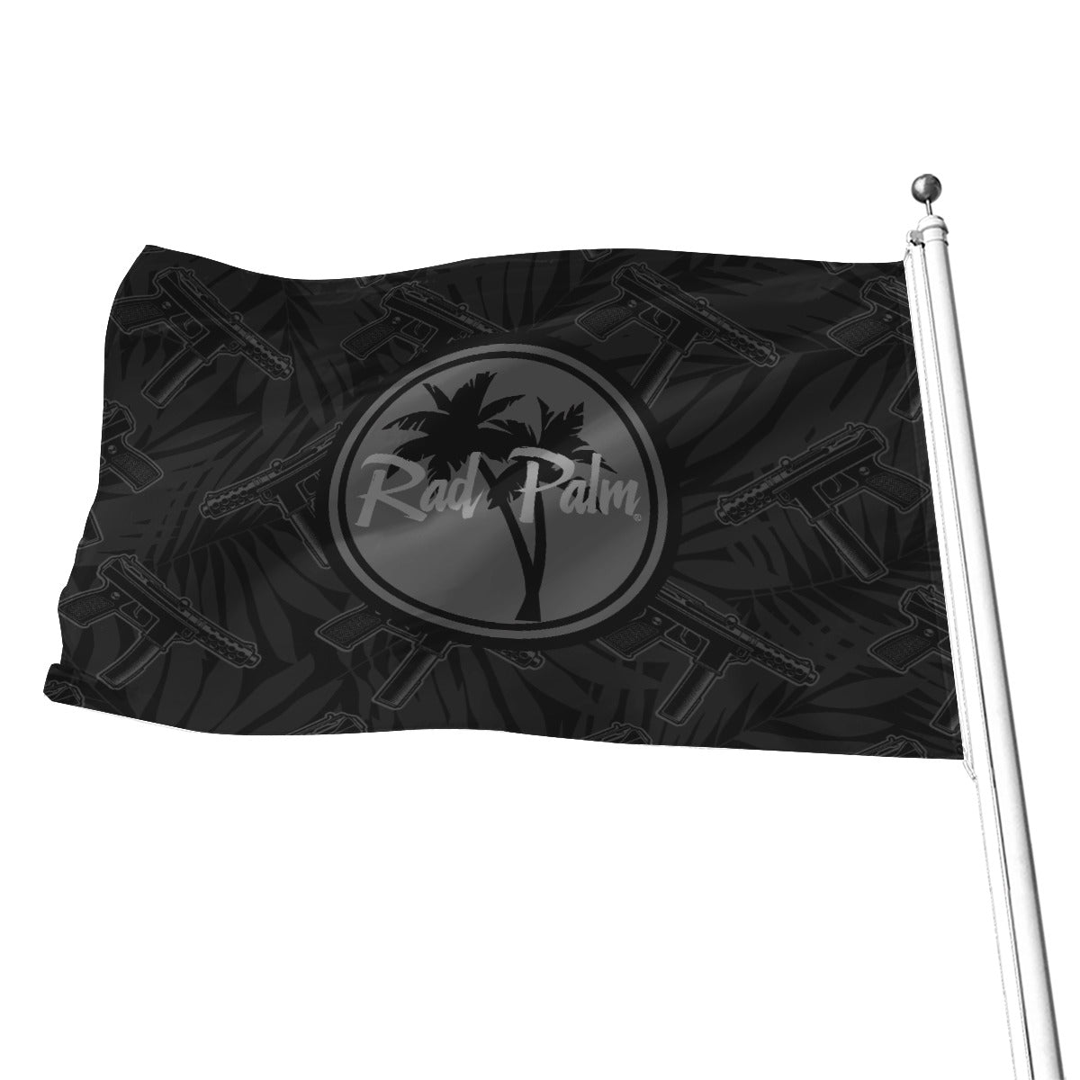 9 Lives Murdered Out Flag