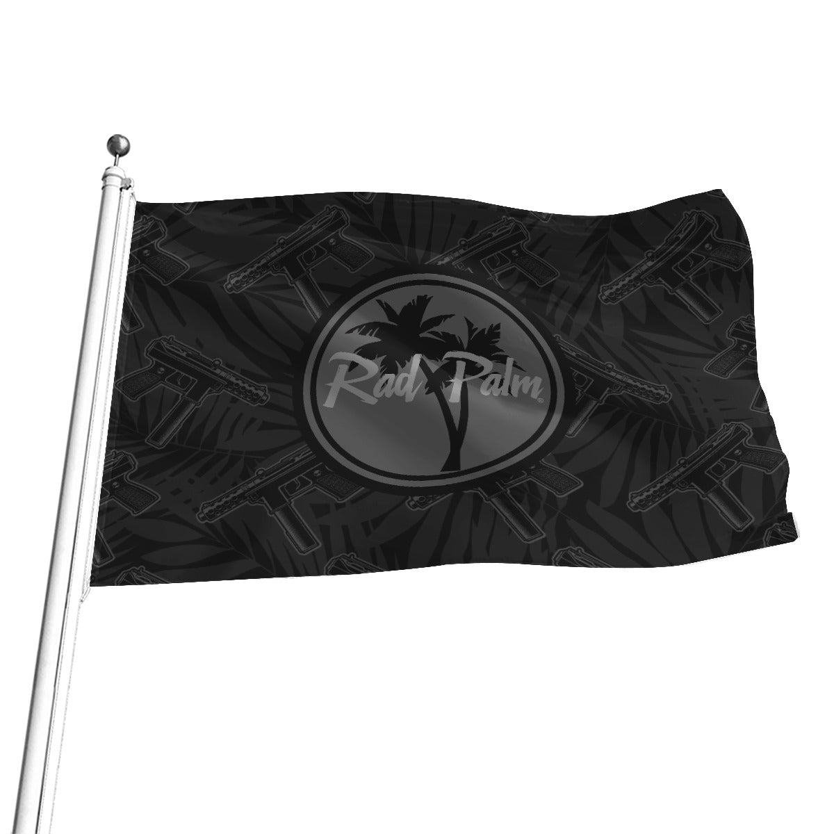 9 Lives Murdered Out Flag