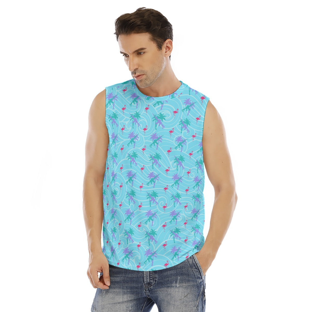 Tropical Tidal Wave Tank Top