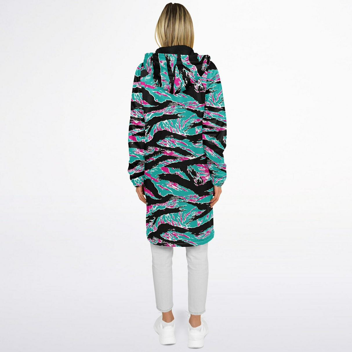 Miami Tiger Stripe Zipper Cloak