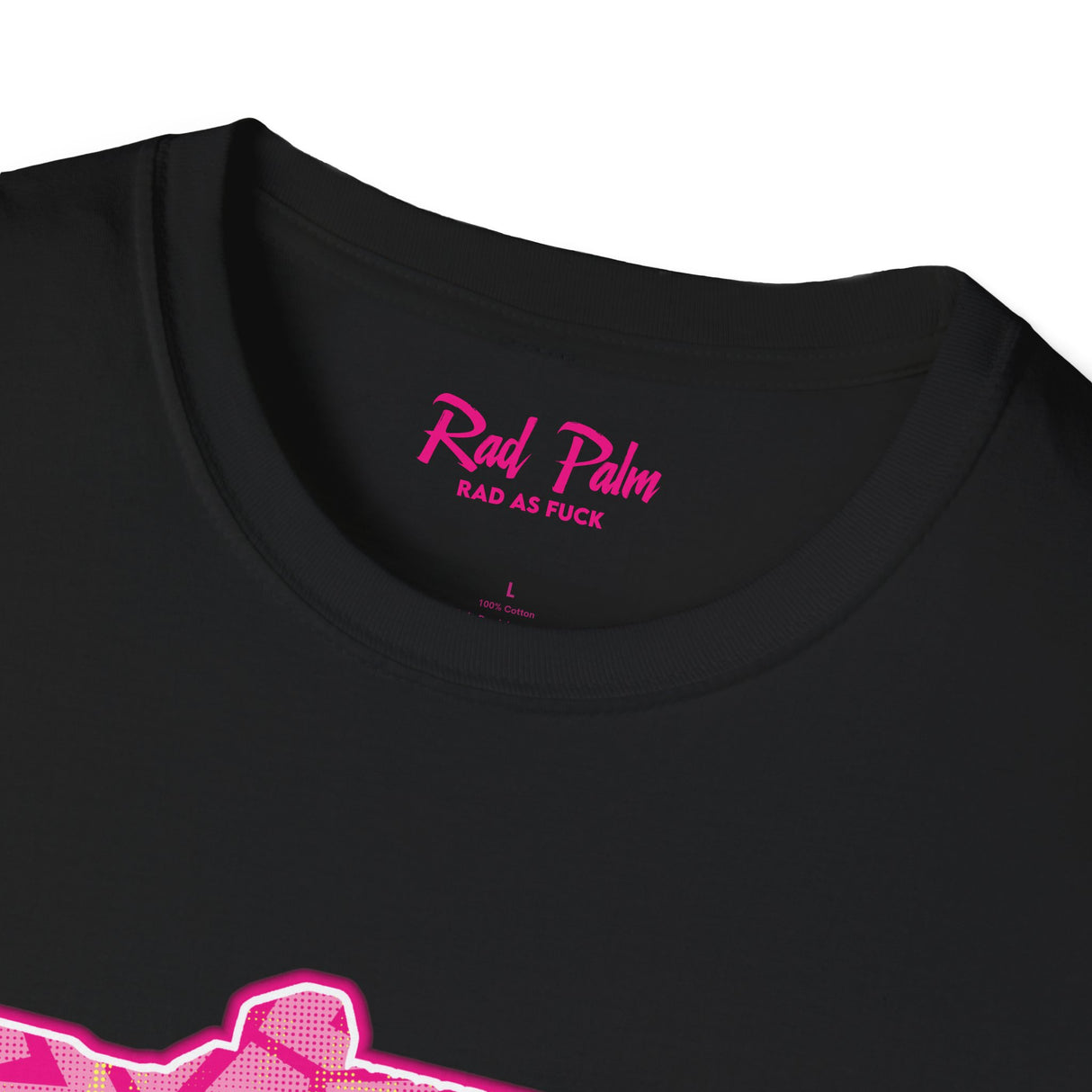 Camiseta unisex de estilo suave con diseño de escorpión y limonada rosa de RAD AF