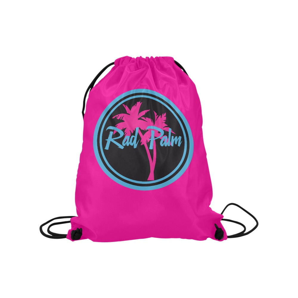 Hot Pink Draw String Bag