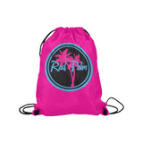 Hot Pink Draw String Bag