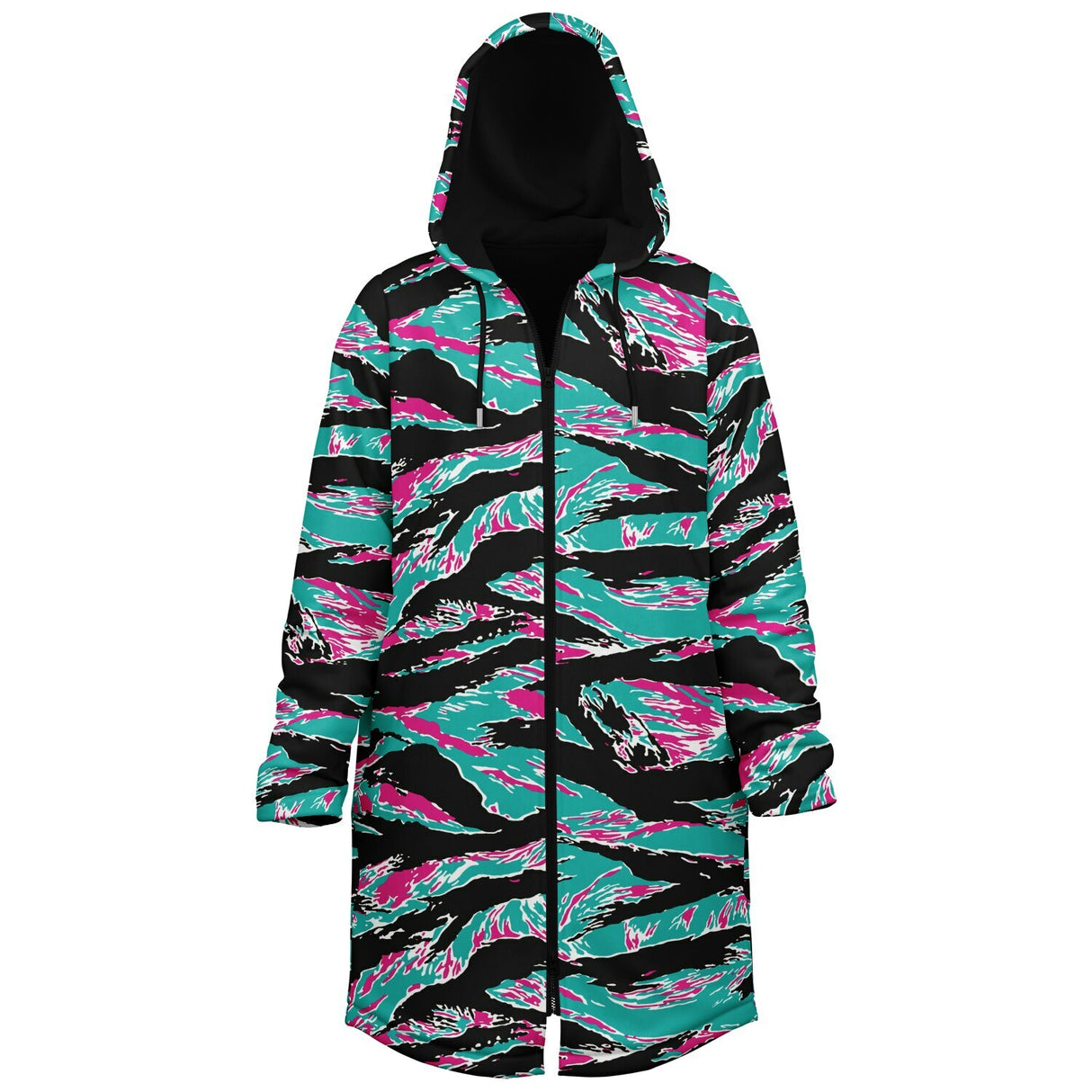 Miami Tiger Stripe Zipper Cloak