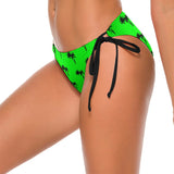 Braguita de bikini con palmeras verdes