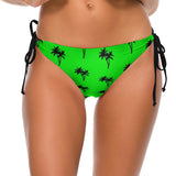 Braguita de bikini con palmeras verdes