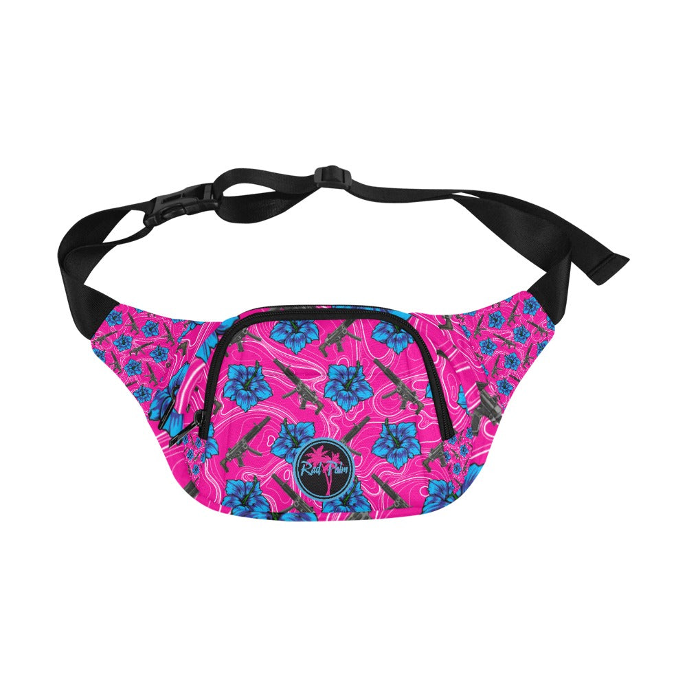 High Capacity Hibiscus Fanny Pack