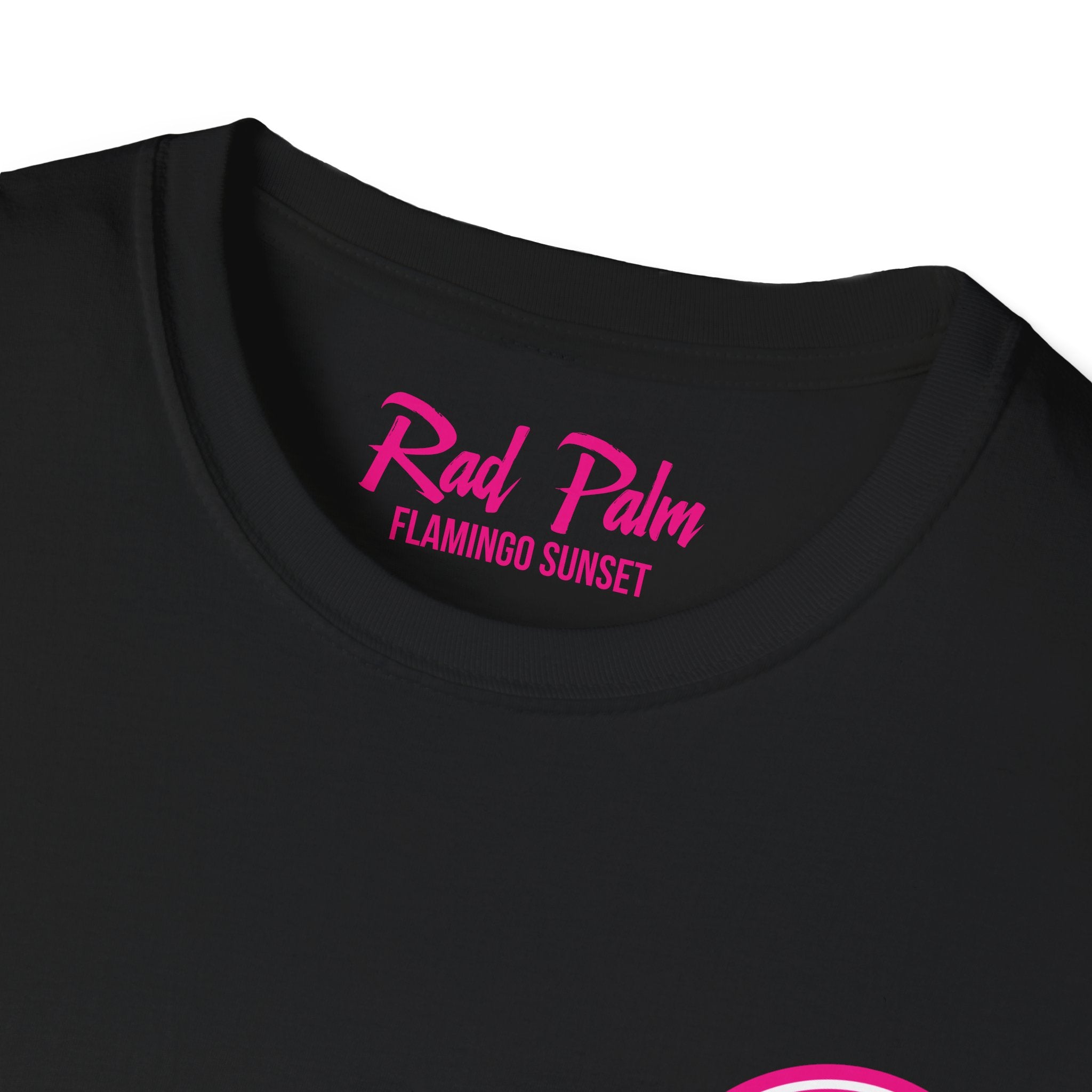 Flamingo Sunset Unisex Softstyle T-Shirt