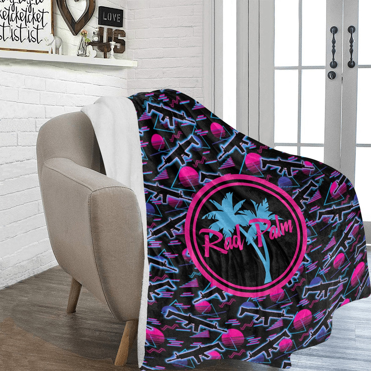 Miami Nights Ultra-Soft Micro Fleece Blanket