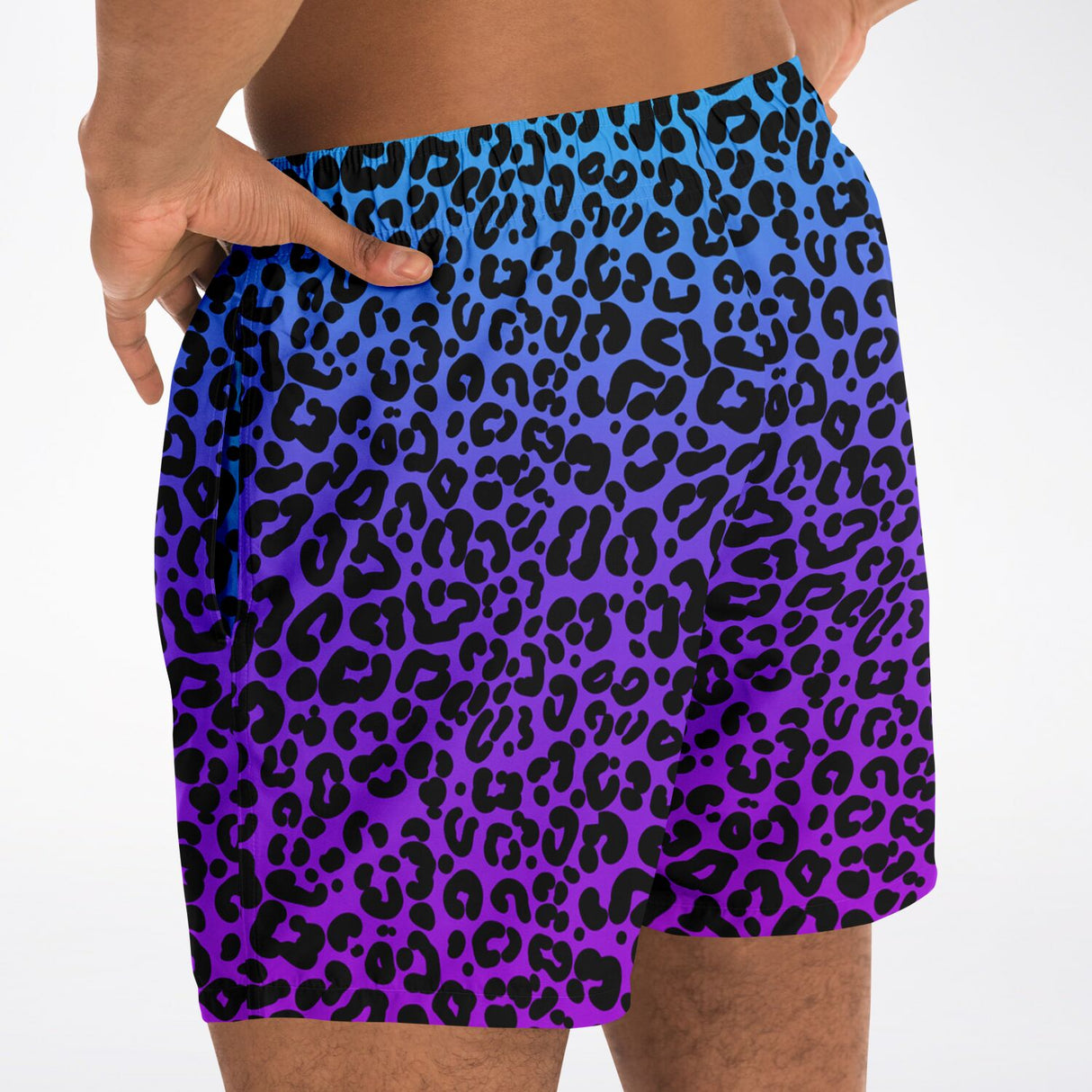 Bañador con estampado de leopardo degradado para hombre de Rad Palm 