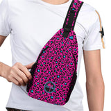 Pink Leopard Sling Bag